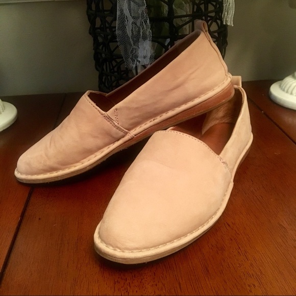 frye suede slip on